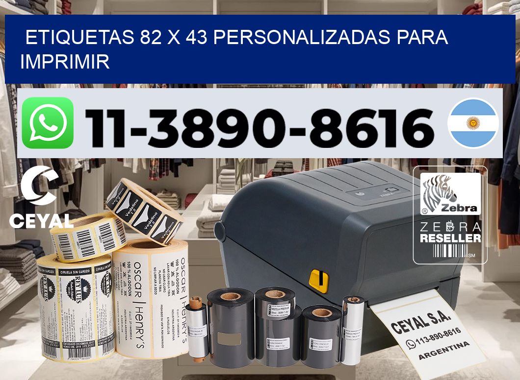 etiquetas 82 x 43 personalizadas para imprimir