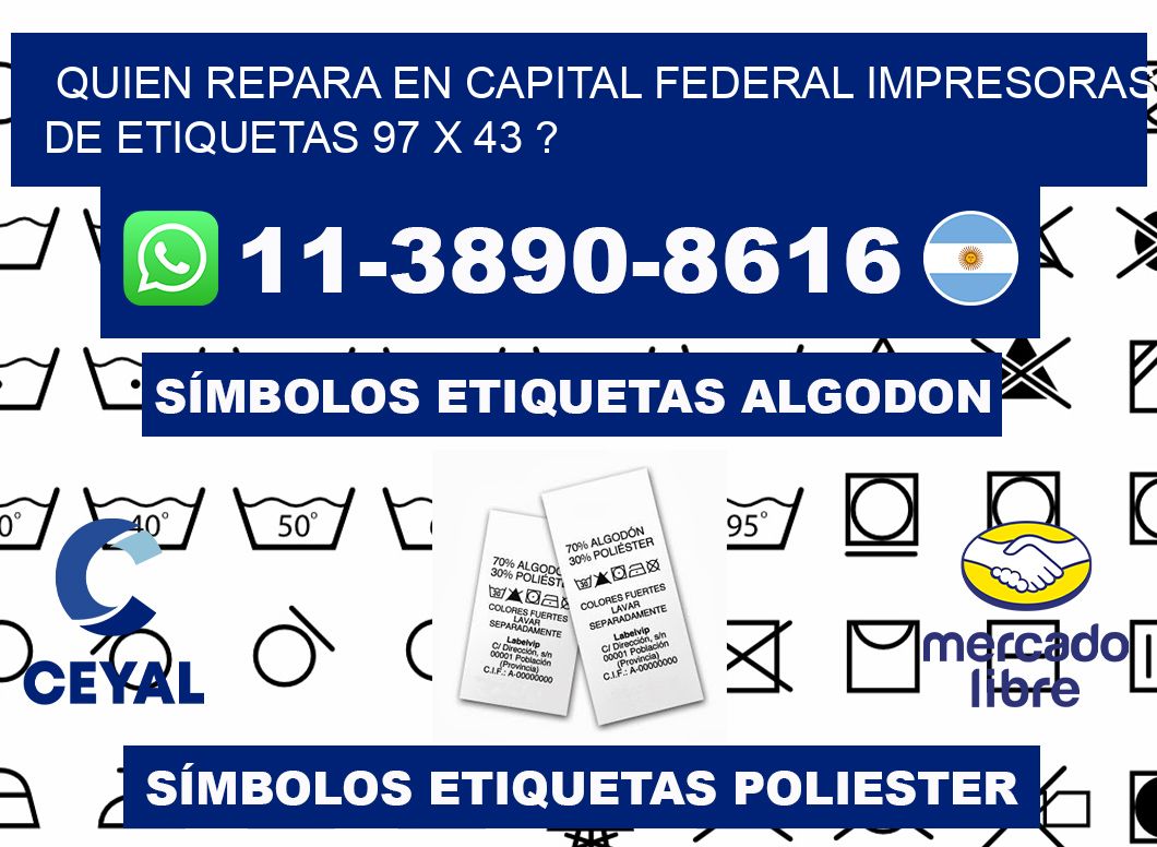 quien repara en capital federal impresoras de etiquetas 97 x 43 ?