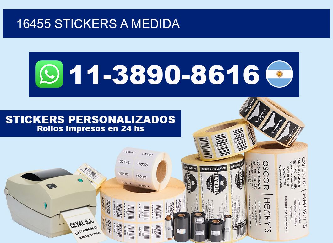 16455 stickers a medida