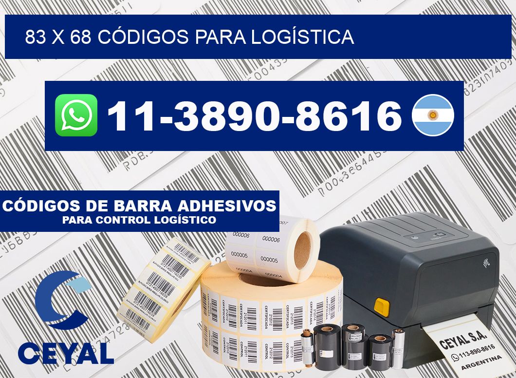 83 x 68 CÓDIGOS PARA LOGÍSTICA