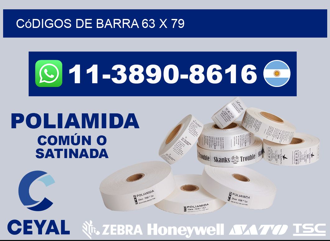 códigos de barra 63 x 79