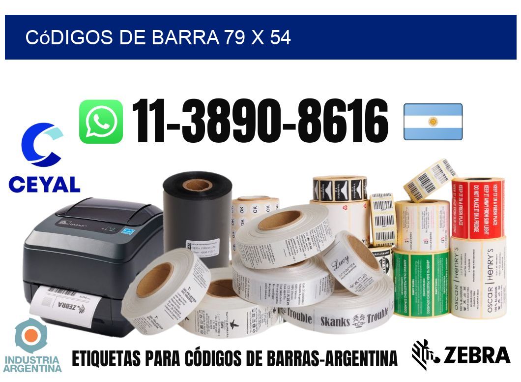 códigos de barra 79 x 54