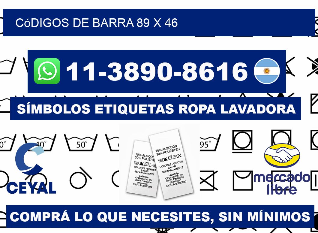 códigos de barra 89 x 46
