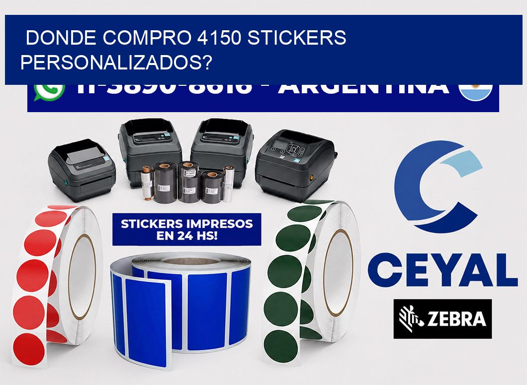 donde compro 4150 stickers personalizados?