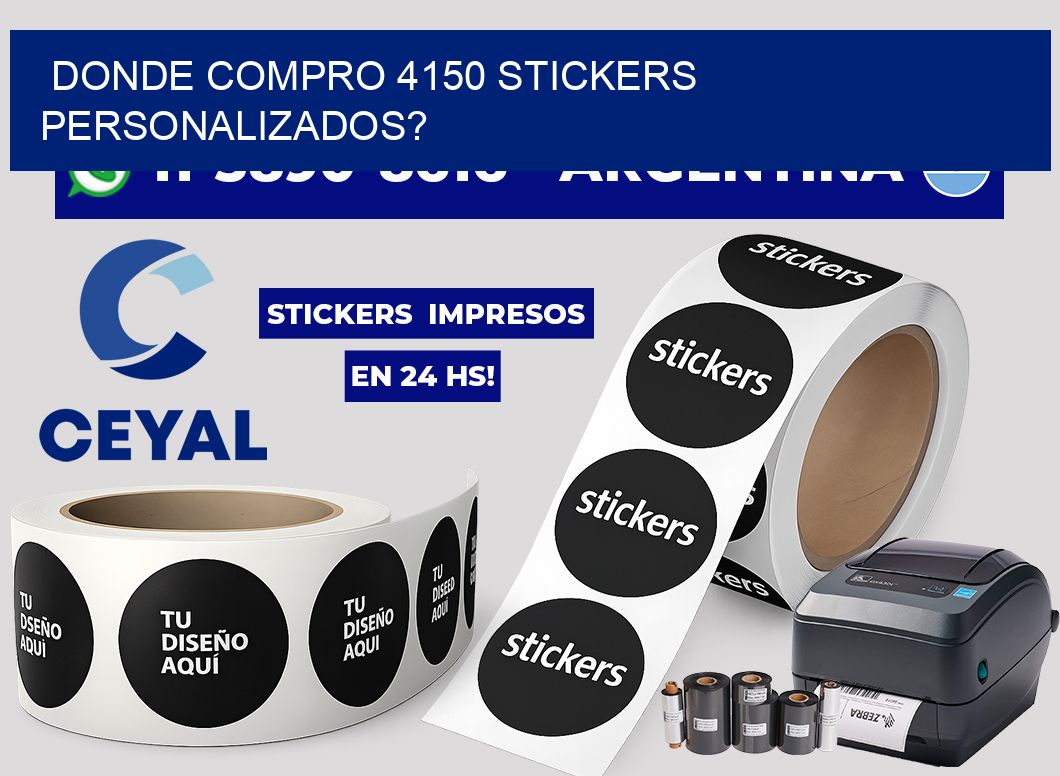 donde compro 4150 stickers personalizados?