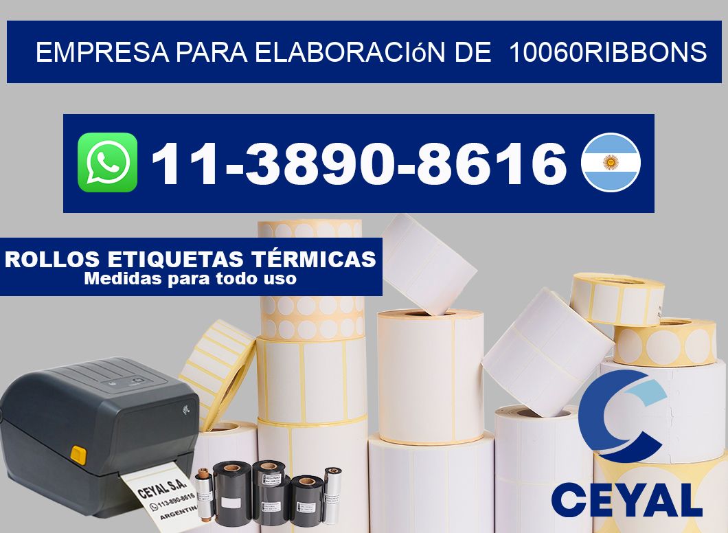 empresa para elaboración de  10060ribbons
