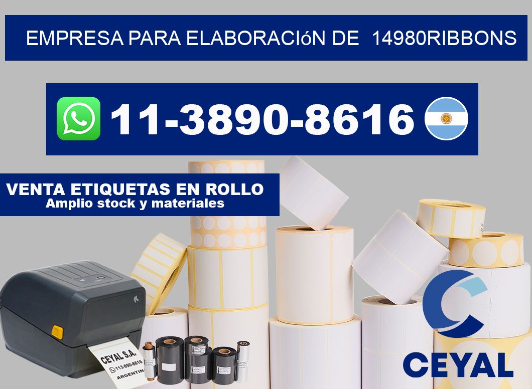 empresa para elaboración de  14980ribbons