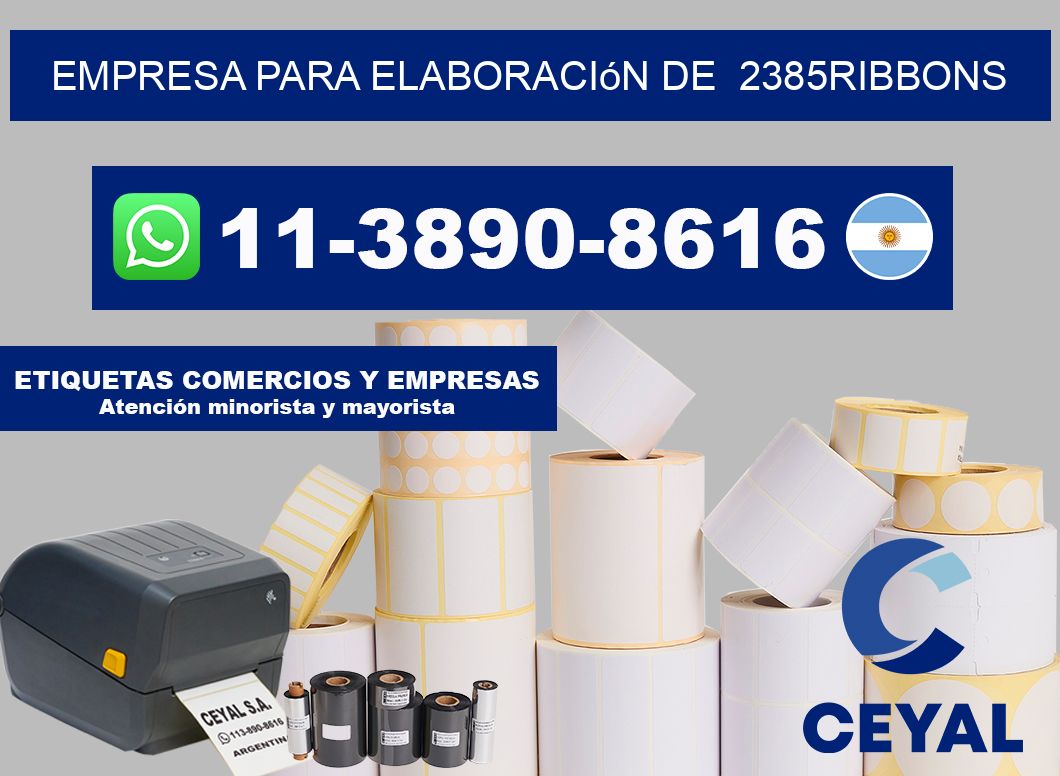 empresa para elaboración de  2385ribbons