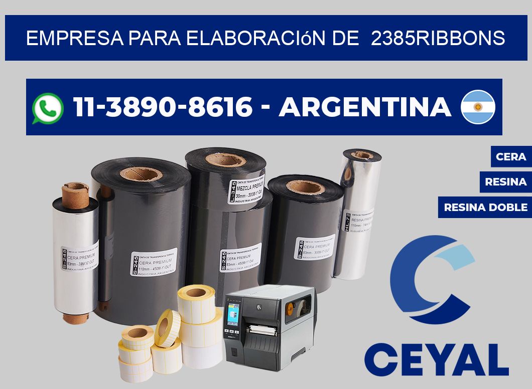 empresa para elaboración de  2385ribbons