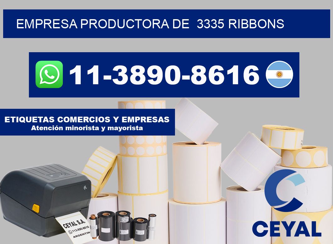 empresa productora de  3335 ribbons