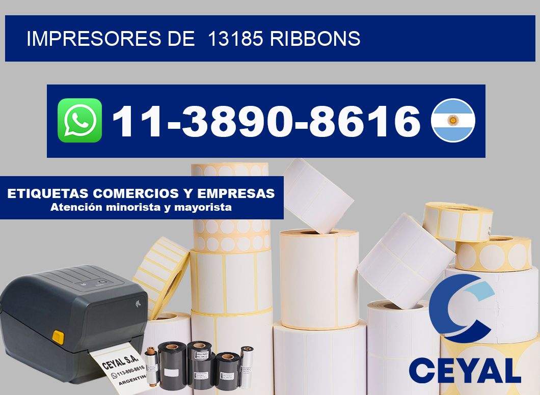 impresores de  13185 ribbons