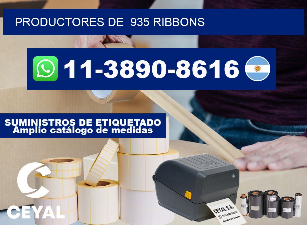 productores de  935 ribbons