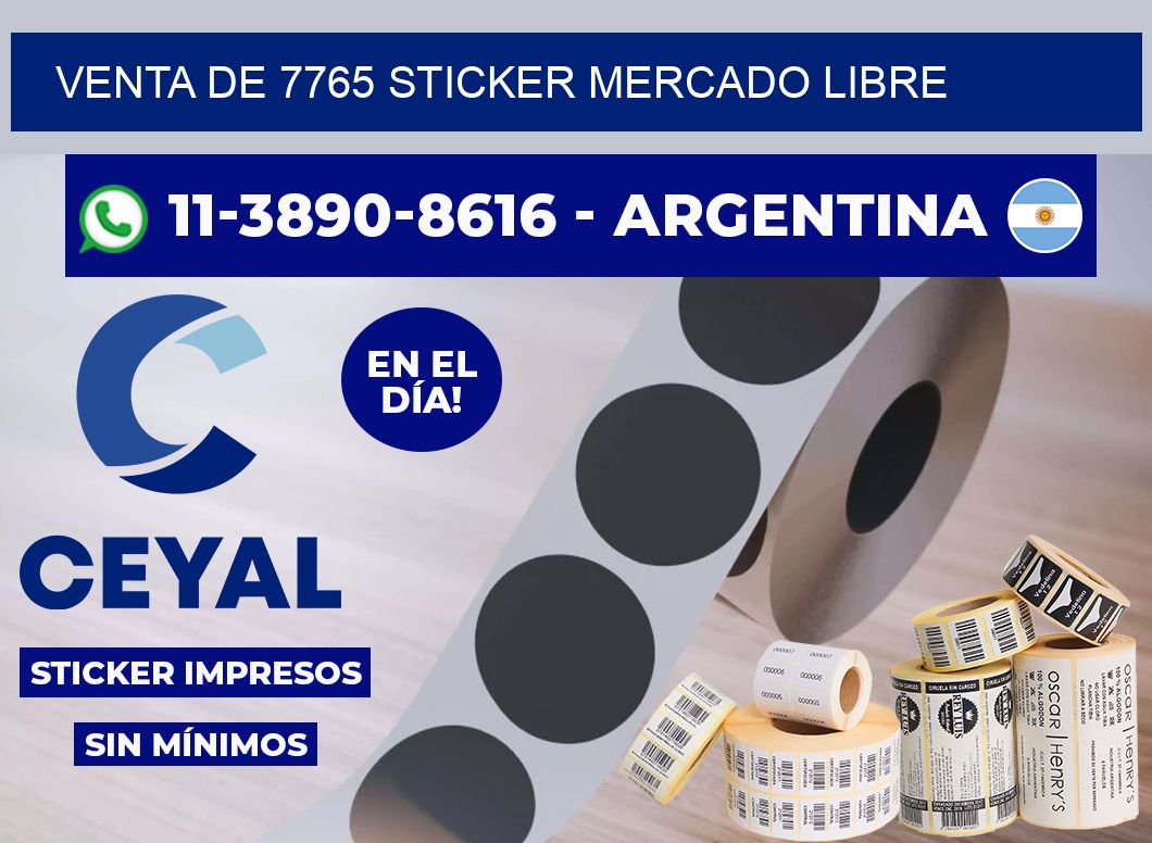 venta de 7765 sticker mercado libre