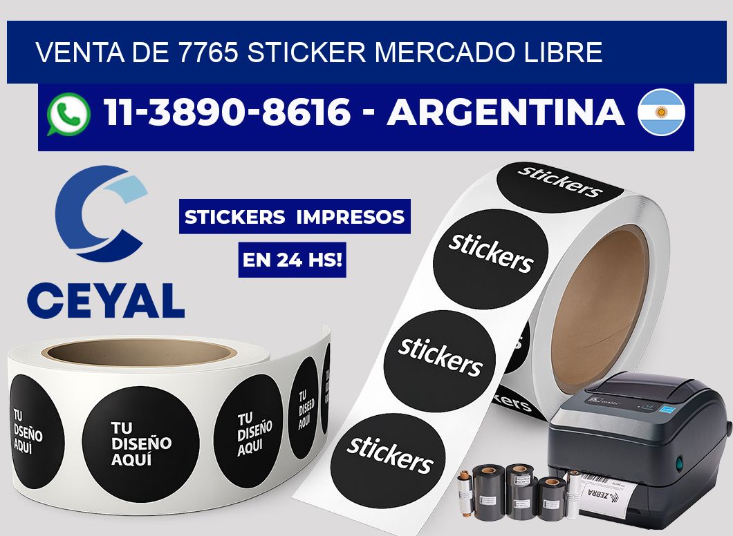 venta de 7765 sticker mercado libre