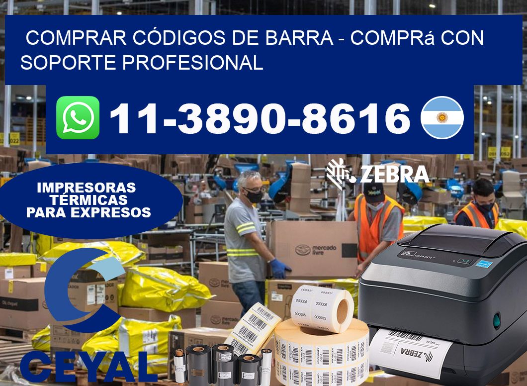 COMPRAR CÓDIGOS DE BARRA - Comprá con soporte profesional