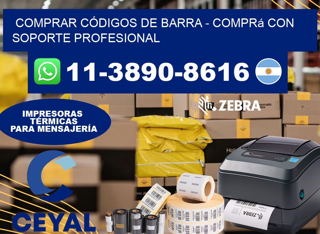 COMPRAR CÓDIGOS DE BARRA - Comprá con soporte profesional
