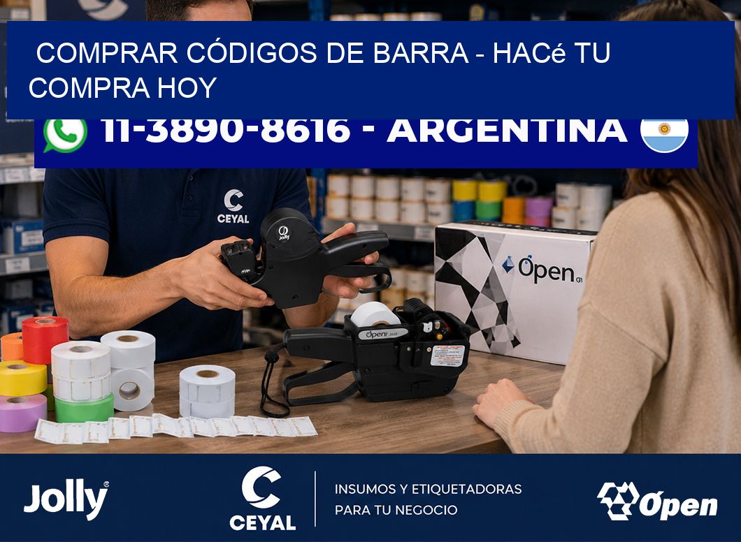 COMPRAR CÓDIGOS DE BARRA - Hacé tu compra hoy