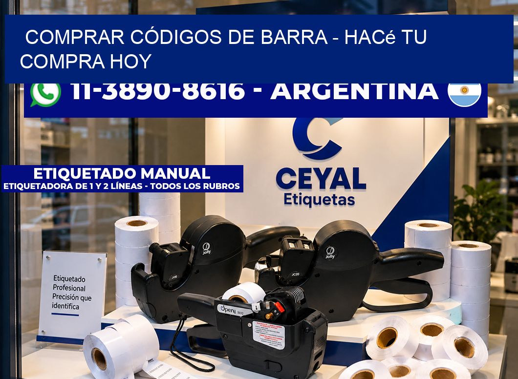 COMPRAR CÓDIGOS DE BARRA - Hacé tu compra hoy