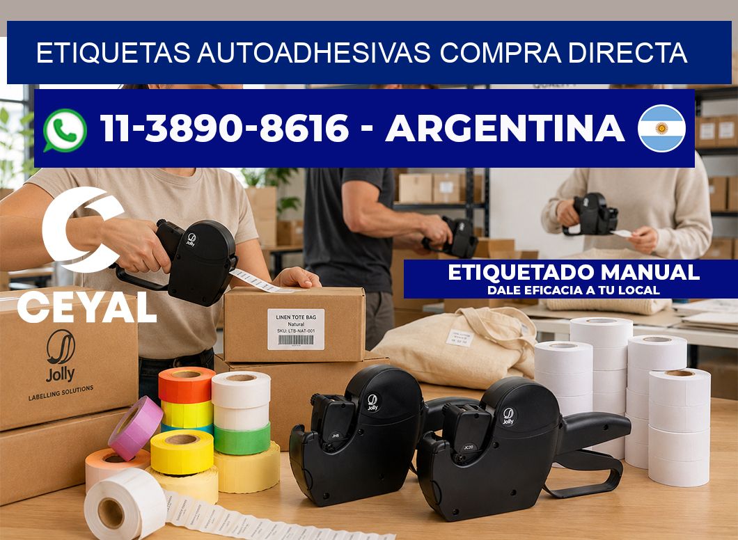 ETIQUETAS AUTOADHESIVAS Compra directa