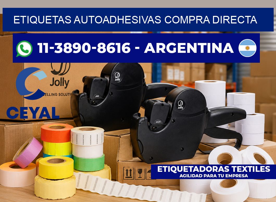 ETIQUETAS AUTOADHESIVAS Compra directa
