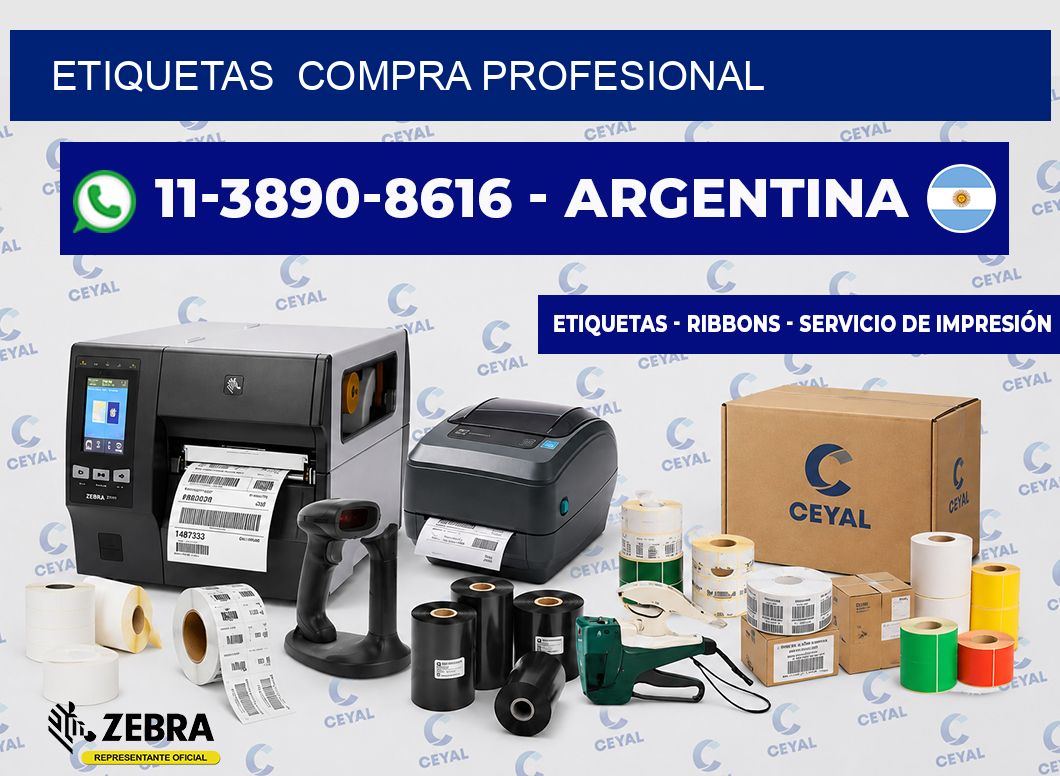 ETIQUETAS  Compra profesional