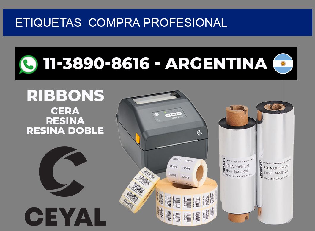 ETIQUETAS  Compra profesional