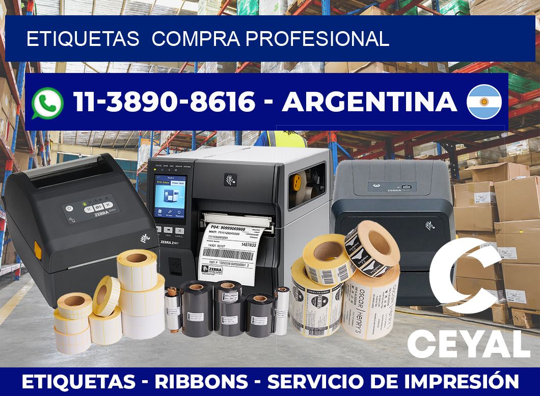 ETIQUETAS  Compra profesional