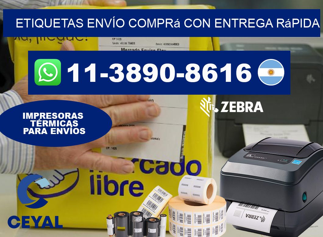 ETIQUETAS ENVÍO Comprá con entrega rápida