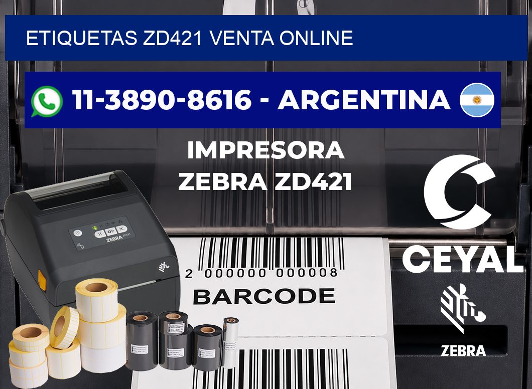 ETIQUETAS ZD421 venta online