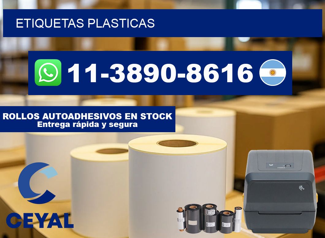ETIQUETAS plasticas