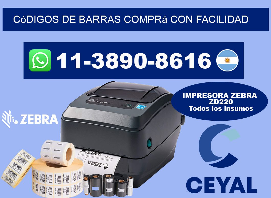 códigos de barras Comprá con facilidad