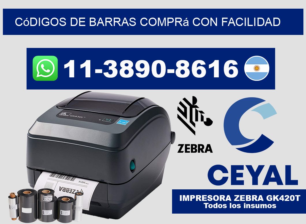 códigos de barras Comprá con facilidad
