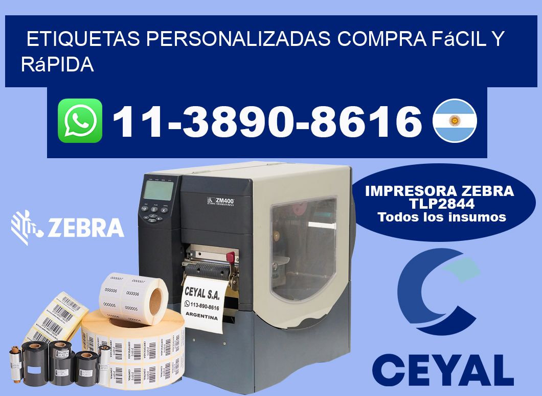 etiquetas personalizadas Compra fácil y rápida