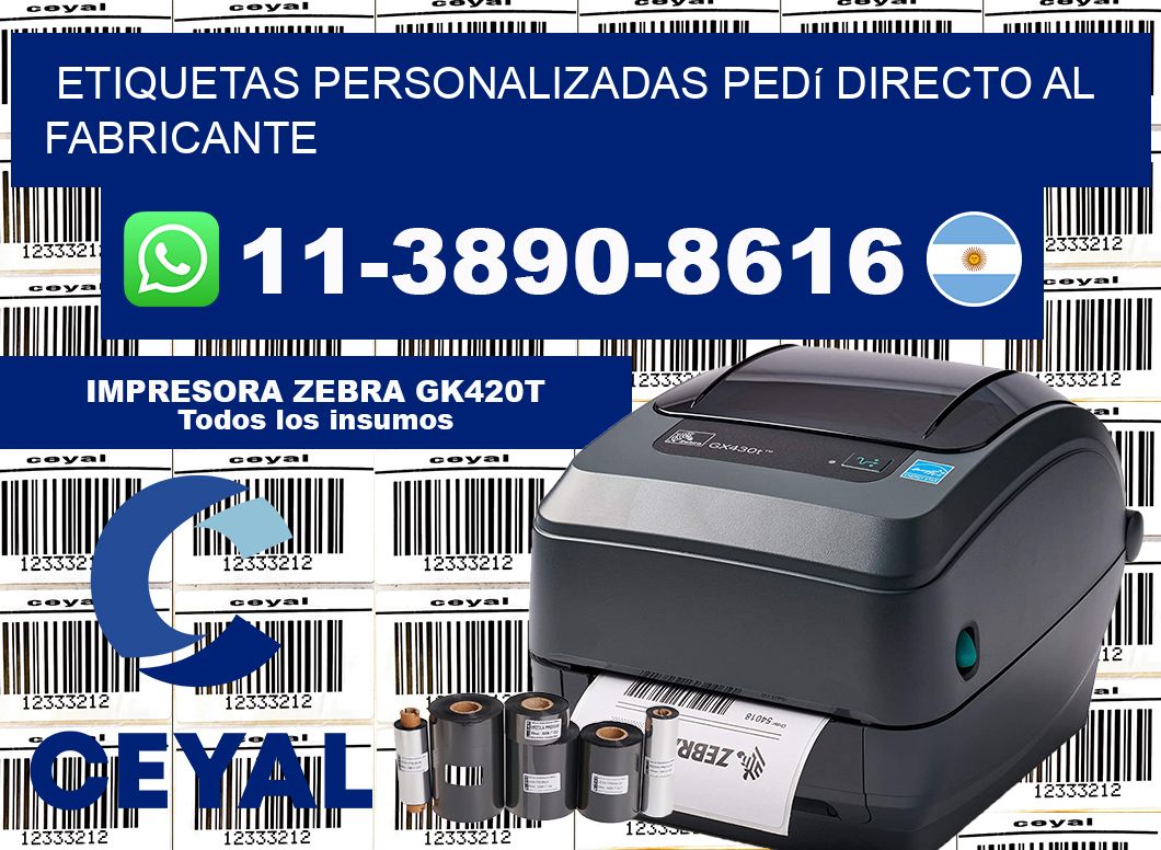 etiquetas personalizadas Pedí directo al fabricante