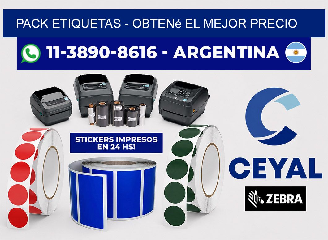 pack etiquetas - Obtené el mejor precio