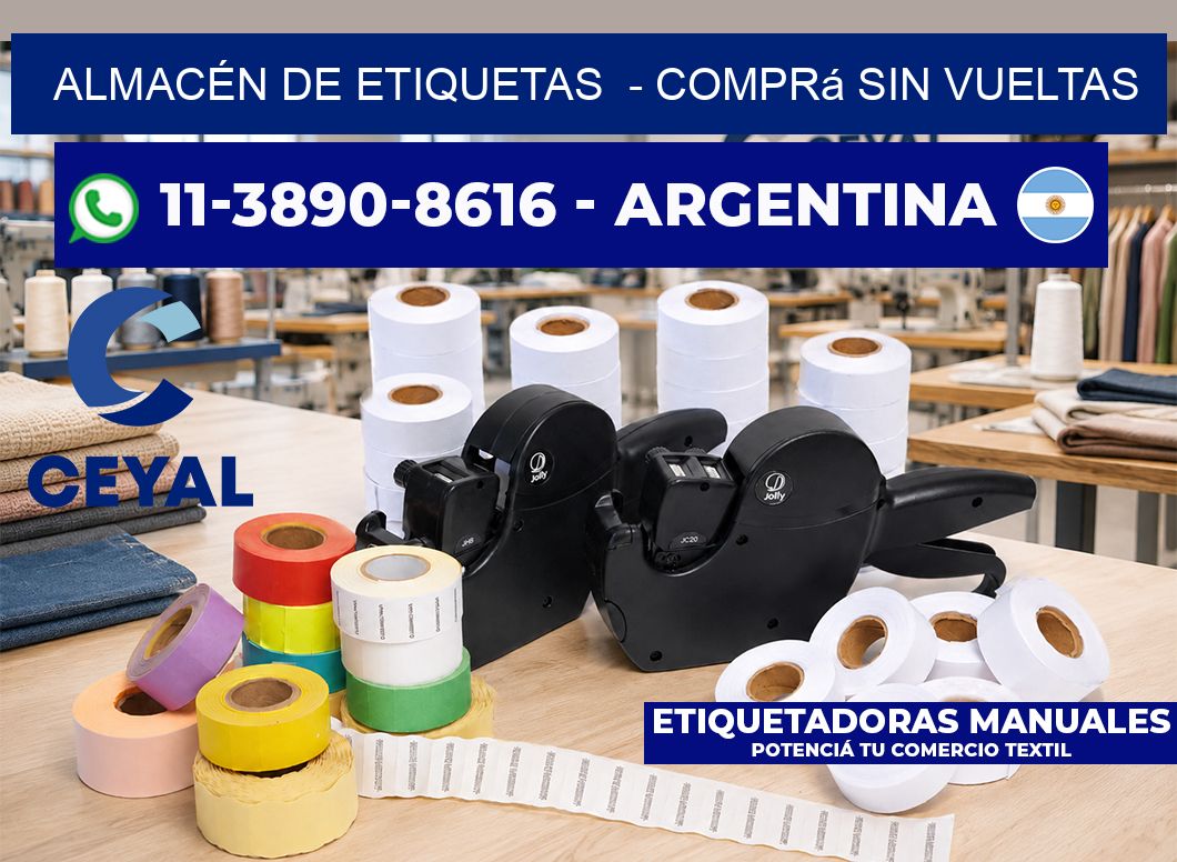 ALMACÉN DE ETIQUETAS - Comprá sin vueltas