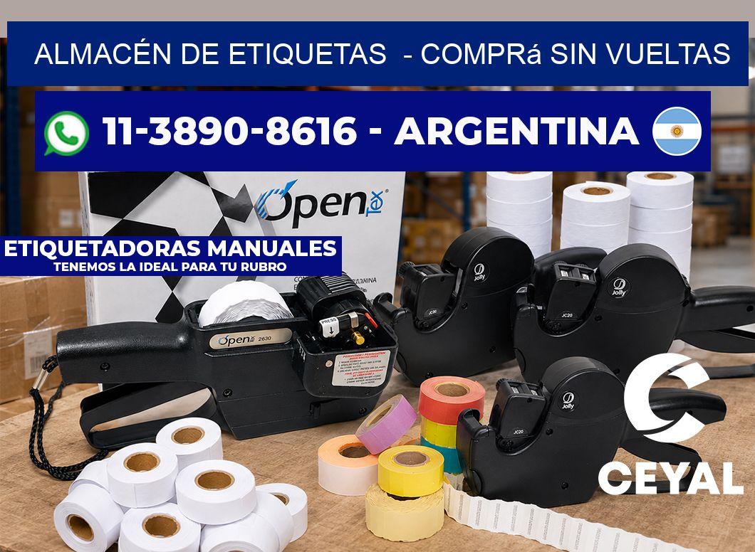 ALMACÉN DE ETIQUETAS  – Comprá sin vueltas