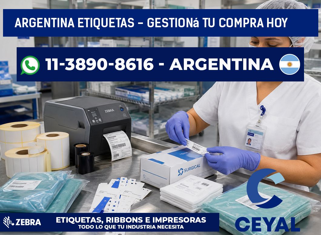 ARGENTINA ETIQUETAS - Gestioná tu compra hoy