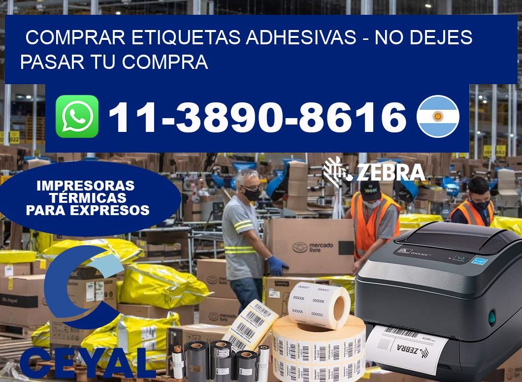 COMPRAR ETIQUETAS ADHESIVAS - No dejes pasar tu compra
