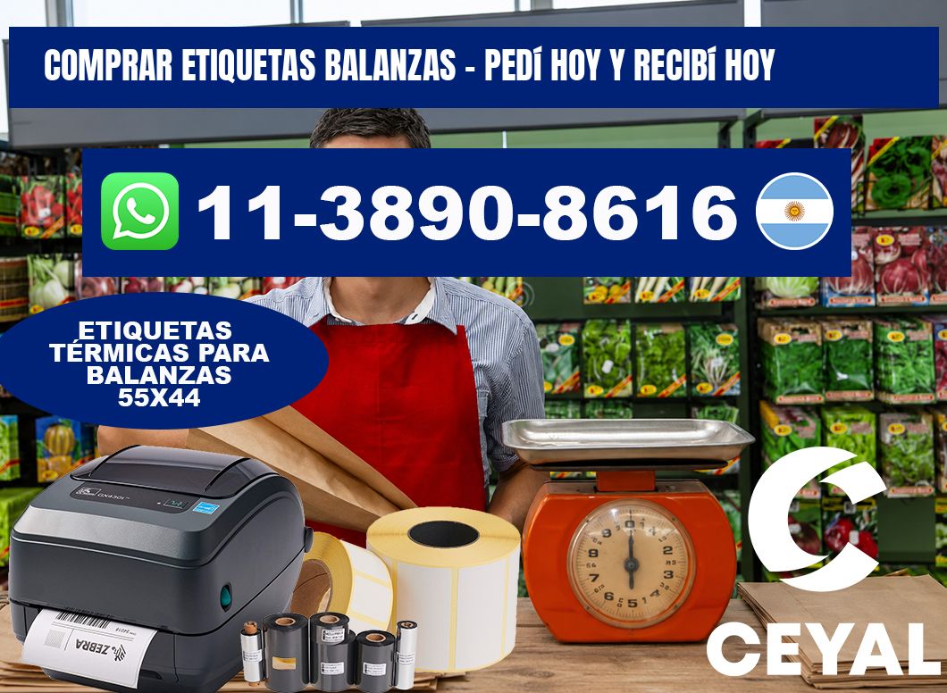 COMPRAR ETIQUETAS BALANZAS - Pedí hoy y recibí hoy