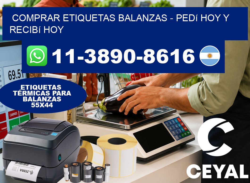 COMPRAR ETIQUETAS BALANZAS - Pedí hoy y recibí hoy