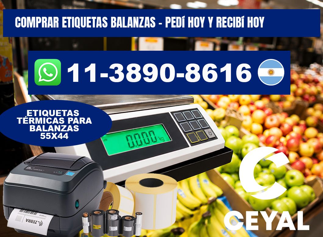 COMPRAR ETIQUETAS BALANZAS - Pedí hoy y recibí hoy