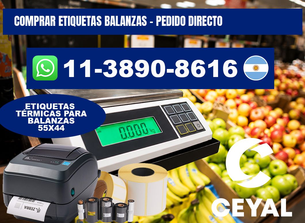 COMPRAR ETIQUETAS BALANZAS - Pedido directo