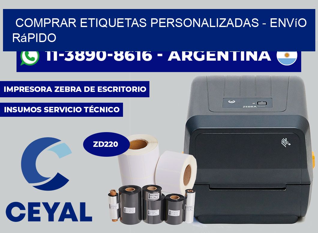COMPRAR ETIQUETAS PERSONALIZADAS - Envío rápido