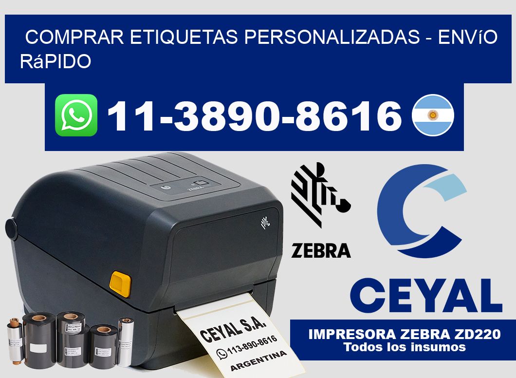 COMPRAR ETIQUETAS PERSONALIZADAS – Envío rápido