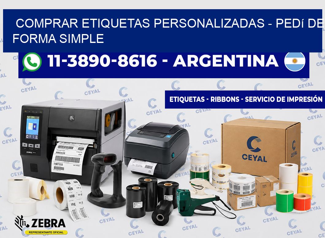 COMPRAR ETIQUETAS PERSONALIZADAS - Pedí de forma simple