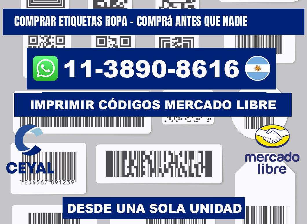 COMPRAR ETIQUETAS ROPA - Comprá antes que nadie