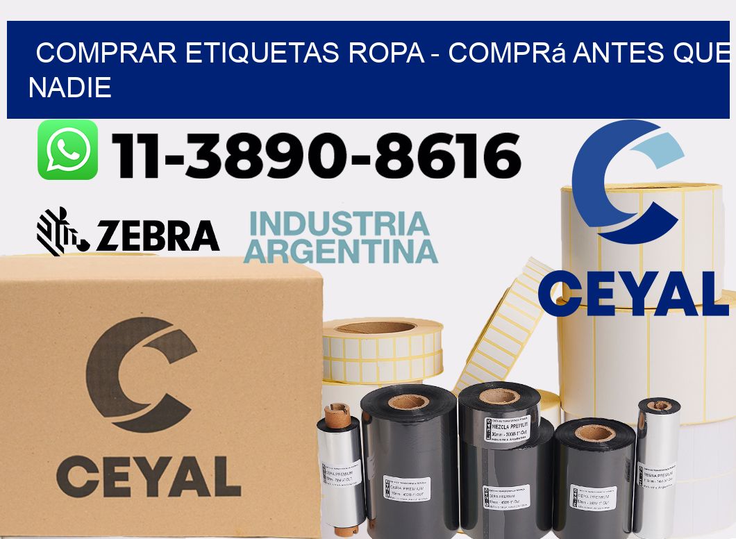 COMPRAR ETIQUETAS ROPA - Comprá antes que nadie