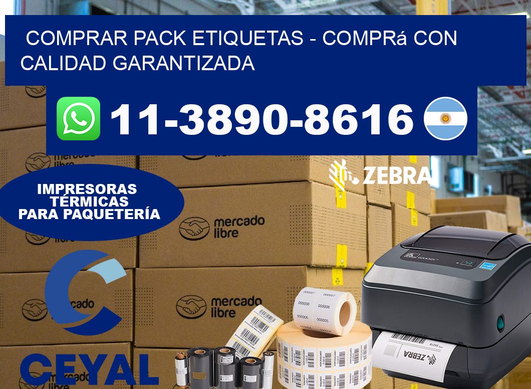 COMPRAR PACK ETIQUETAS - Comprá con calidad garantizada