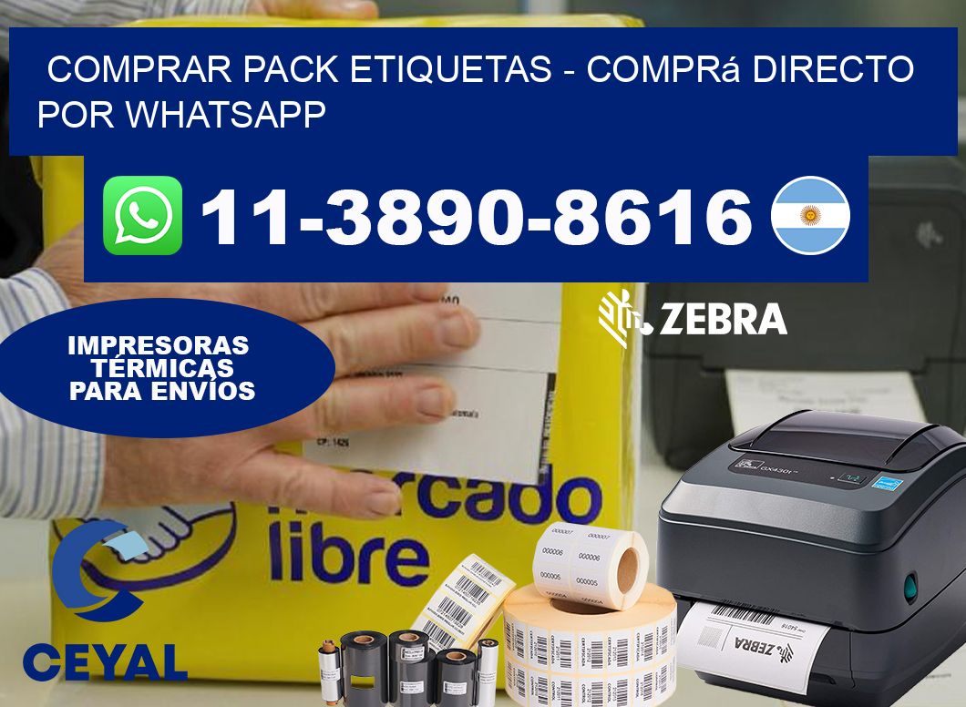 COMPRAR PACK ETIQUETAS - Comprá directo por WhatsApp